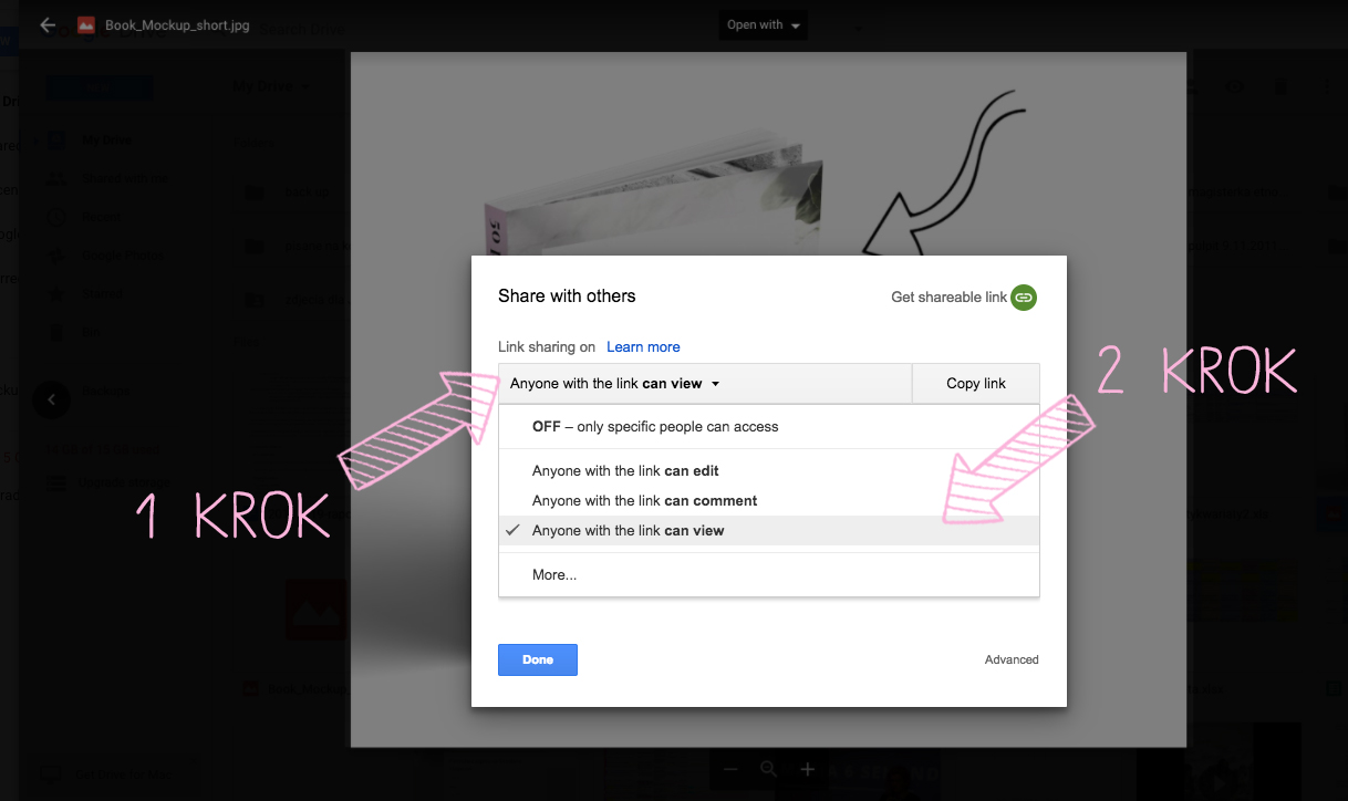 jak uniemozliwic zmiane nazwy dokumentu w google drive osobom postronnym kiedy udostepniamy im swoje pliki