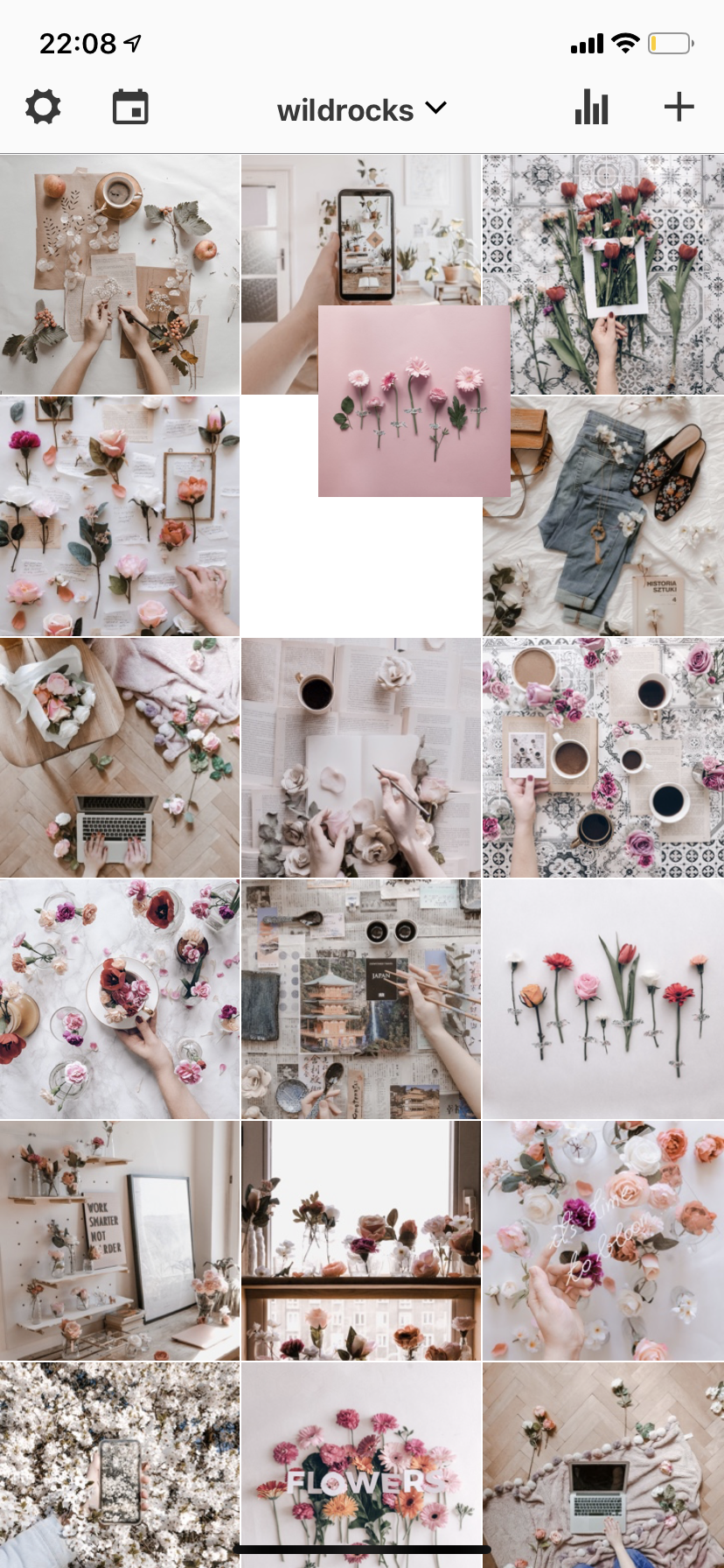 aplikacje do planowania siatki zdjęć na Instagramie