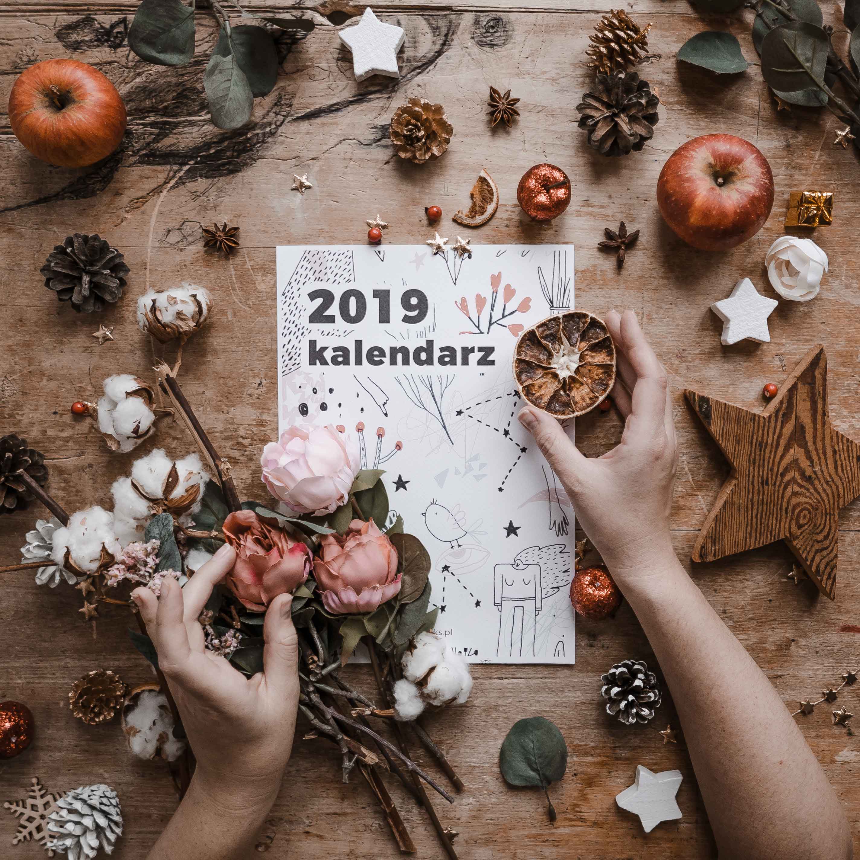 darmowy kalendarz do druku na 2019